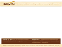 Tablet Screenshot of harvestcambridge.com